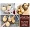 This image shows the unfinished gourds before carving. It shows me holding the dried seeds that are cleaned out of the gourds. 